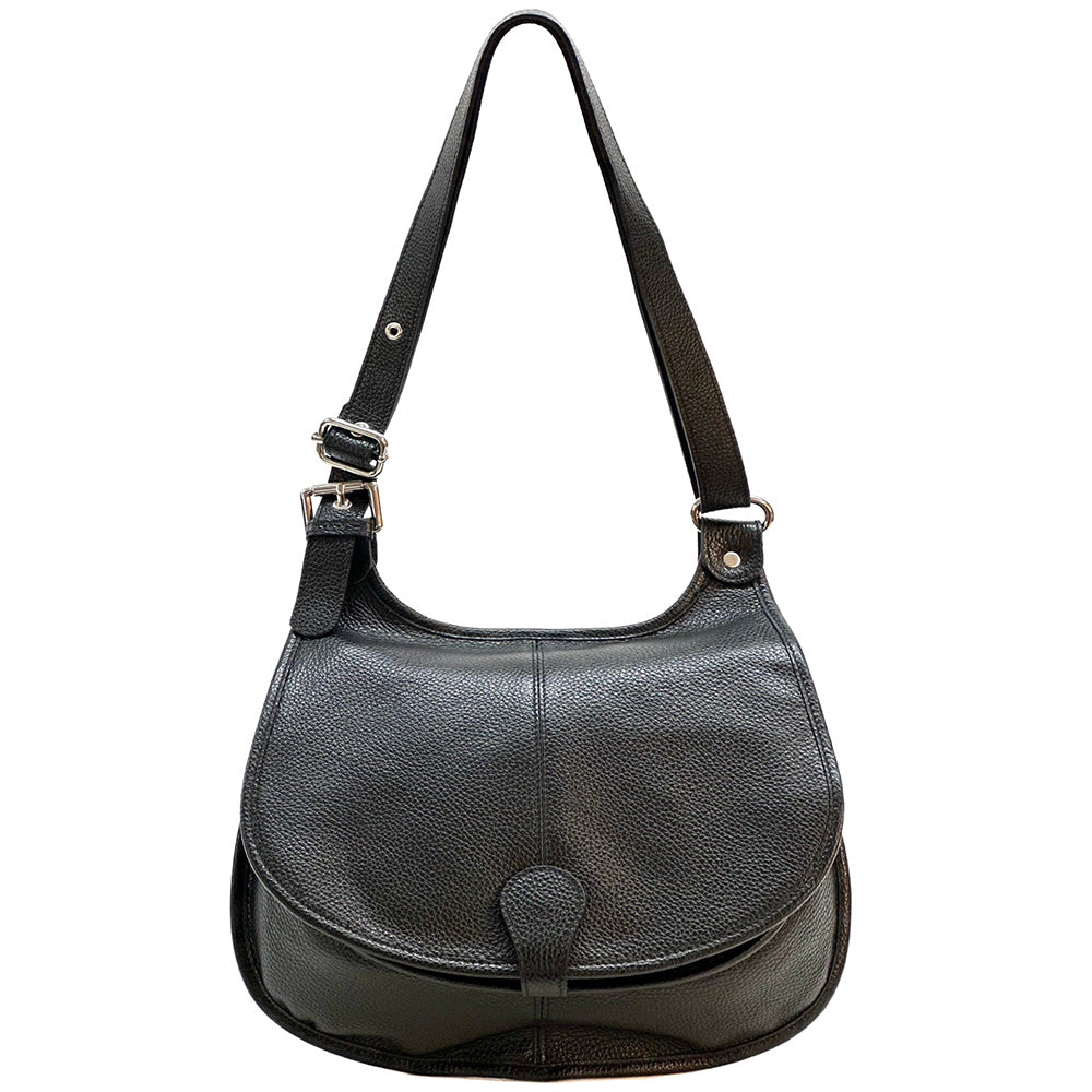Stella Leather Cross-body Bag - Made In Italy