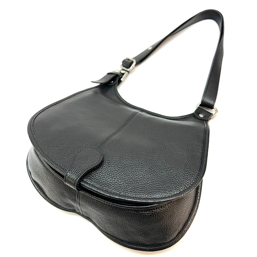 Stella Leather Cross-body Bag - Made In Italy