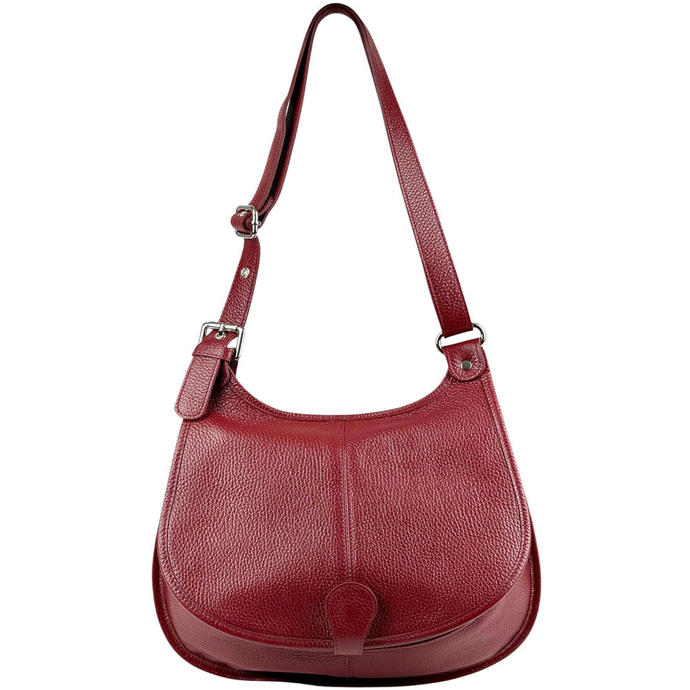 Stella Leather Cross-body Bag - Made In Italy