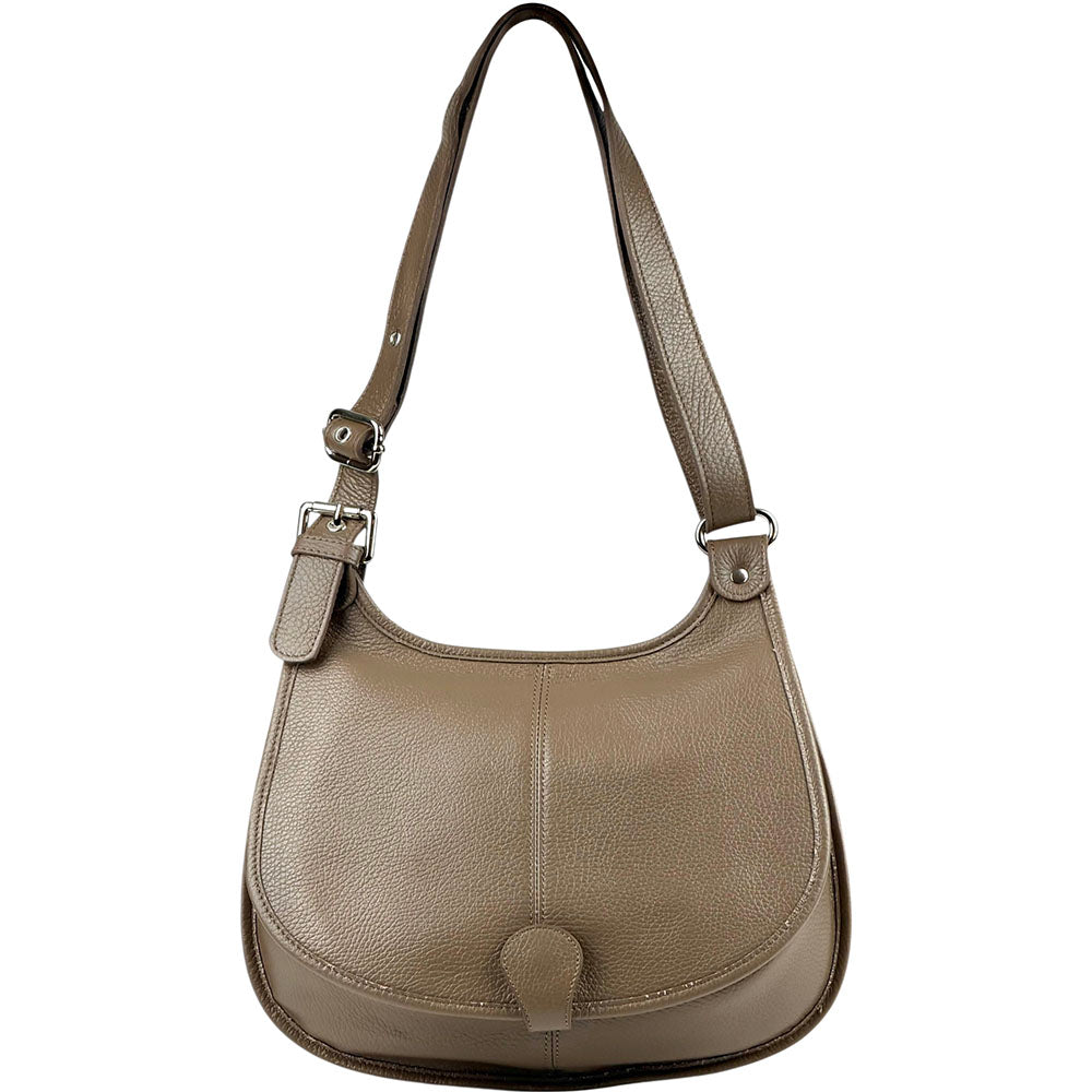 Stella Leather Cross-body Bag - Made In Italy