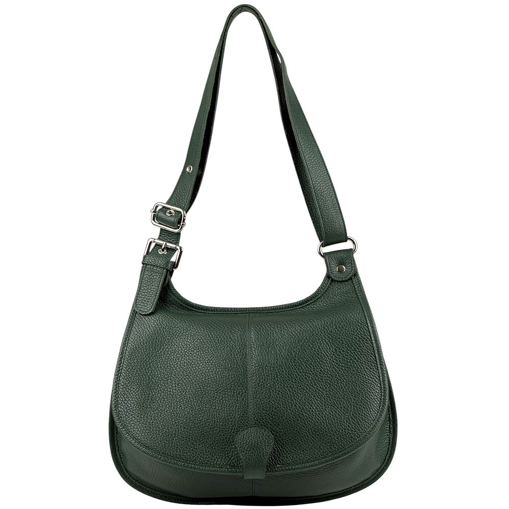 Stella Leather Cross-body Bag - Made In Italy
