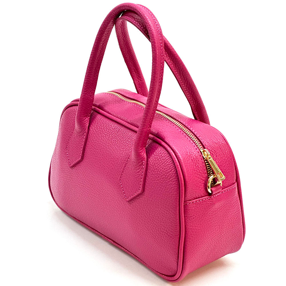 Bella Vita Leather Handbag - Made In Italy