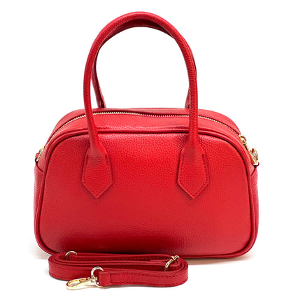 Bella Vita Leather Handbag - Made In Italy