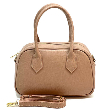 Bella Vita Leather Handbag - Made In Italy
