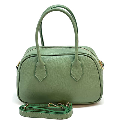 Bella Vita Leather Handbag - Made In Italy
