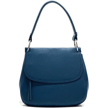 Mara leather handbag - Made In Italy