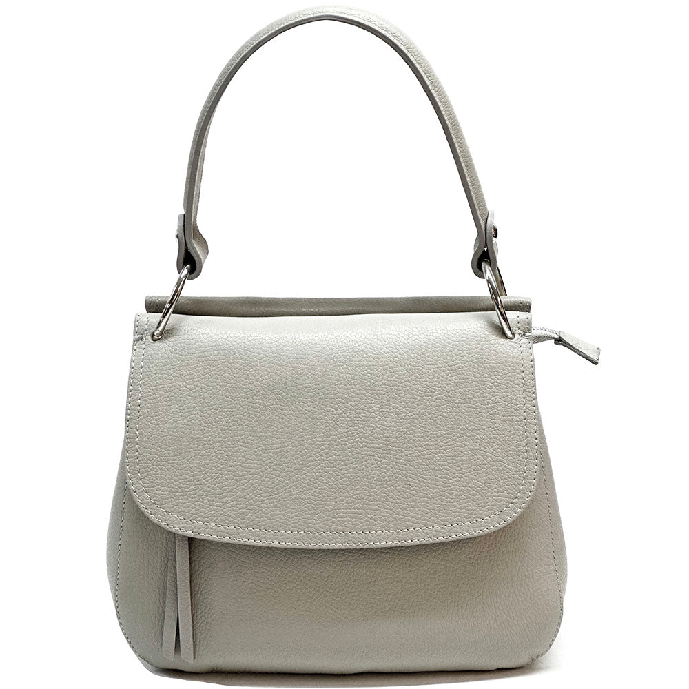 Mara leather handbag - Made In Italy