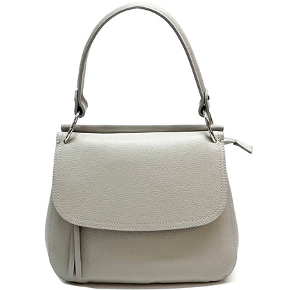 Mara leather handbag - Made In Italy