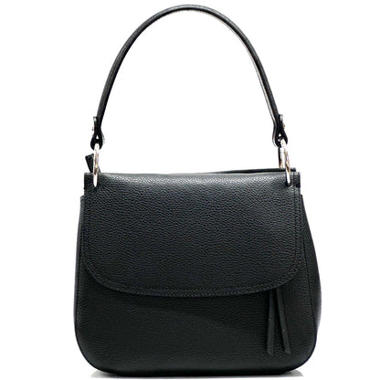 Mara leather handbag - Made In Italy