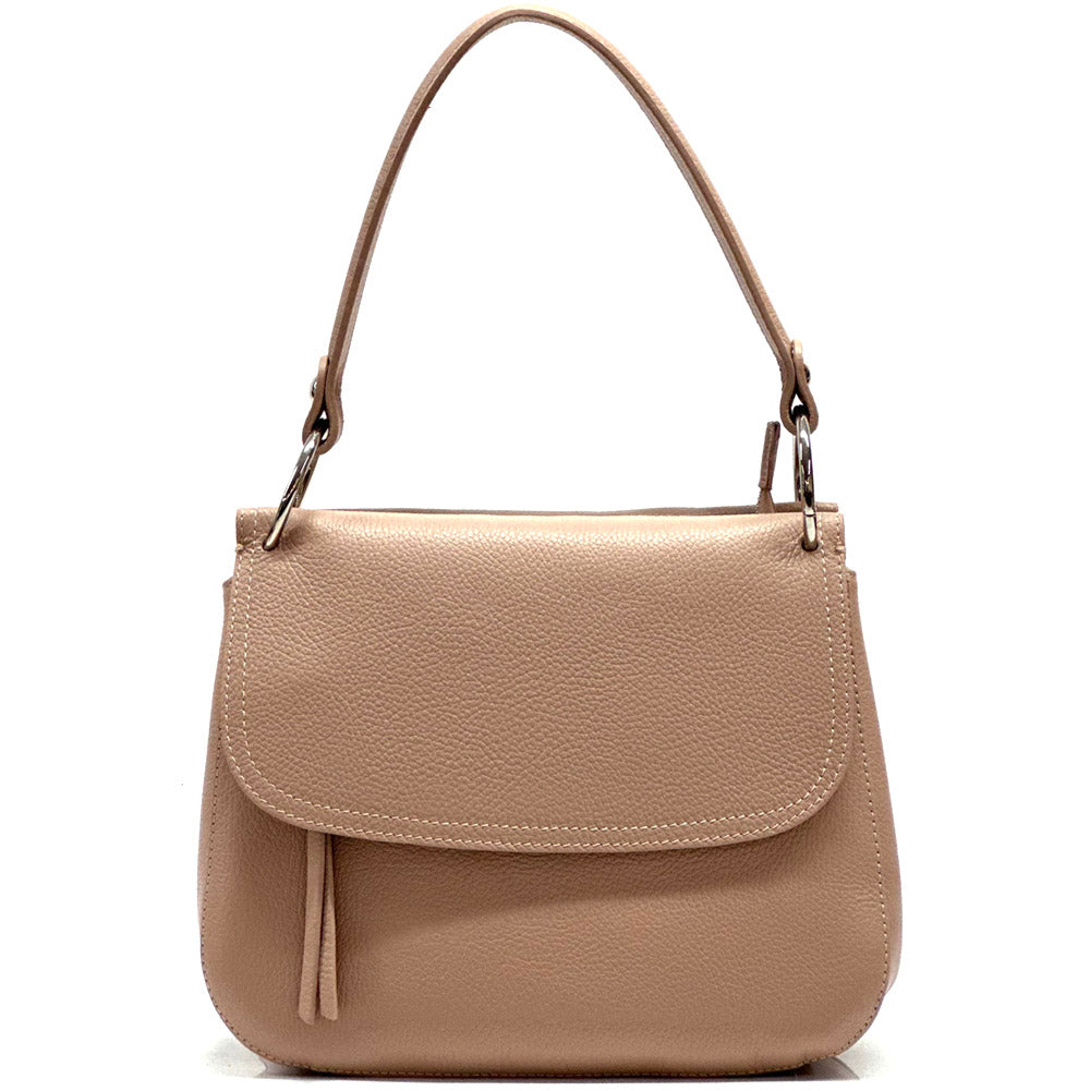 Mara leather handbag - Made In Italy