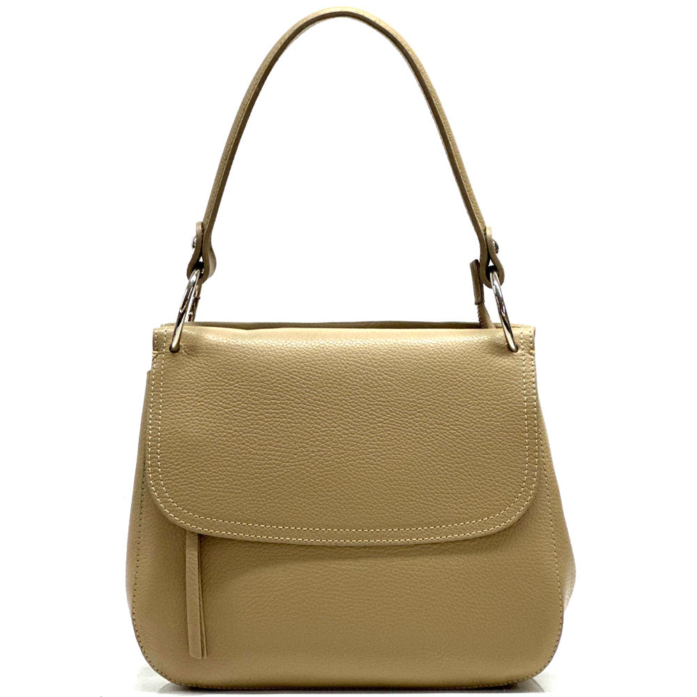 Mara leather handbag - Made In Italy