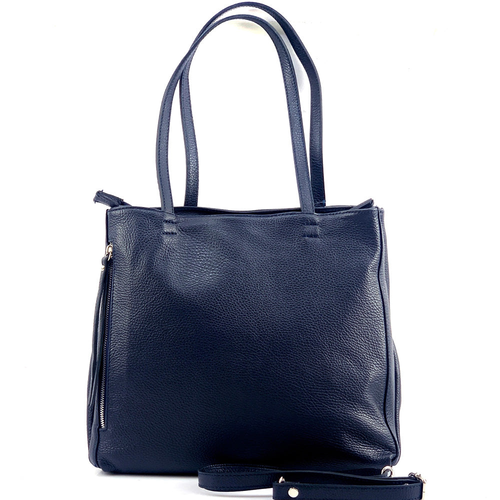 Ludovica Leather Shoulder Bag - Made In Italy