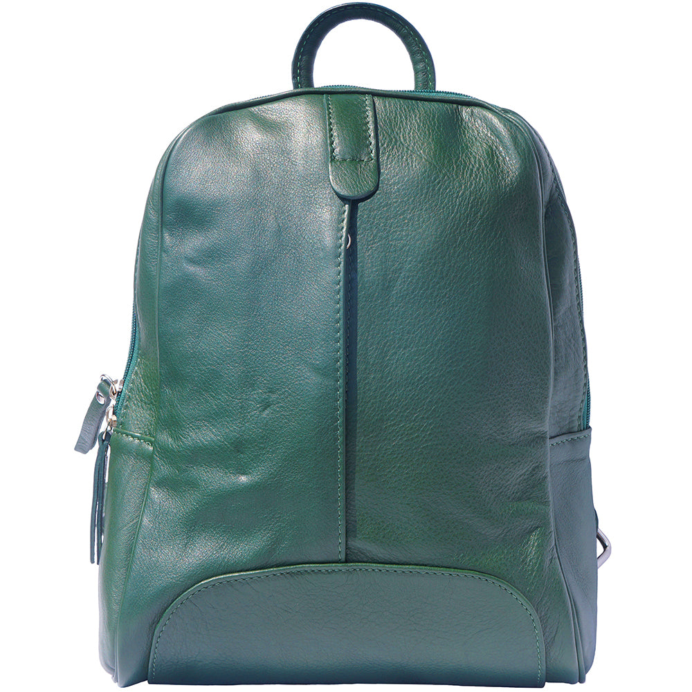 Cinzia leather Backpack - Made In Italy