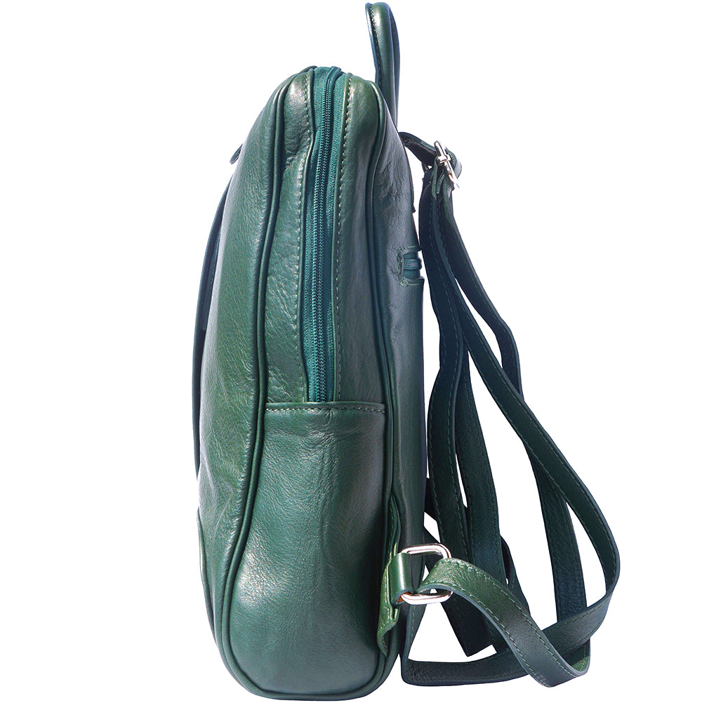 Cinzia leather Backpack - Made In Italy