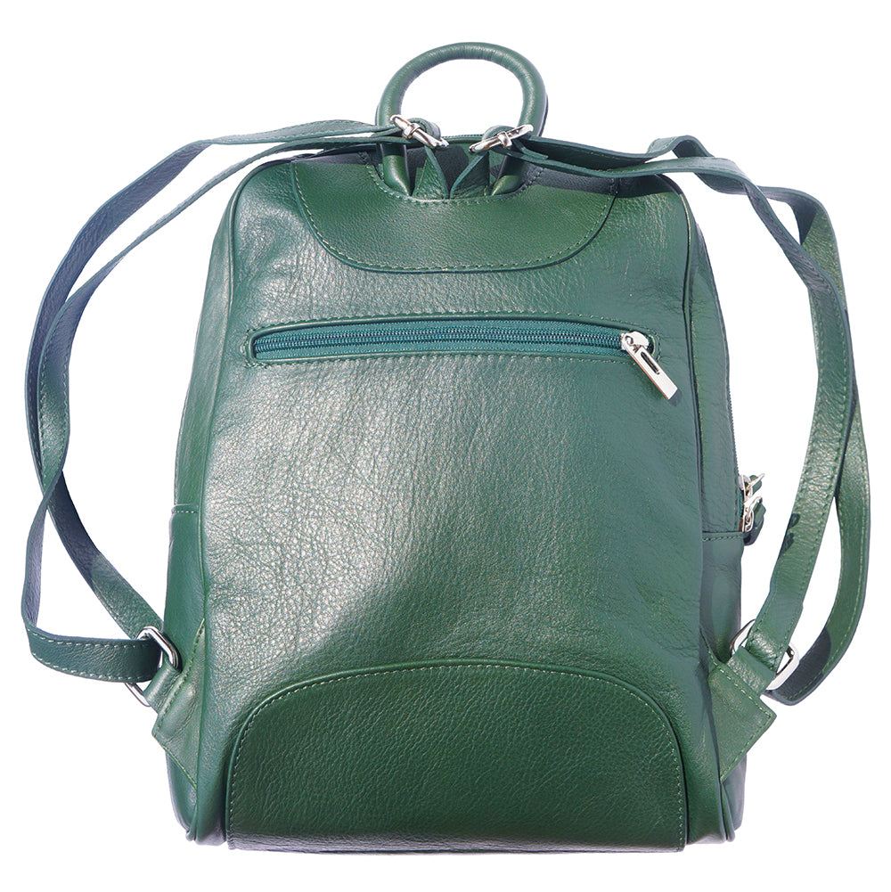 Cinzia leather Backpack - Made In Italy