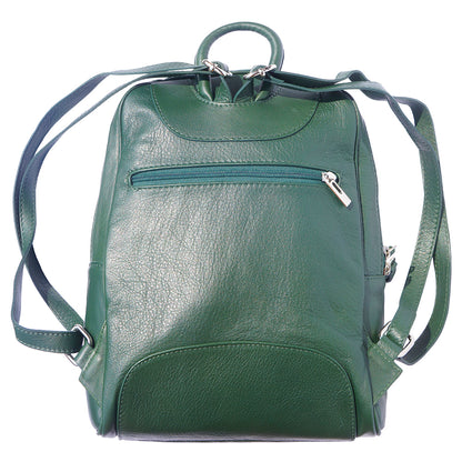 Cinzia leather Backpack - Made In Italy