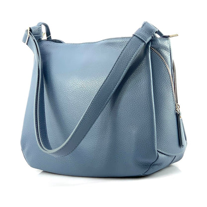 Beatrice Leather Handbag - Made In Italy
