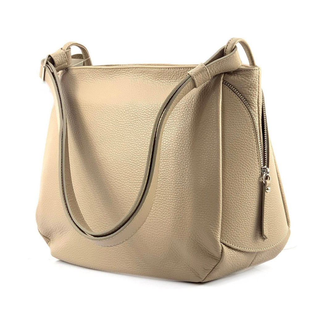 Beatrice Leather Handbag - Made In Italy