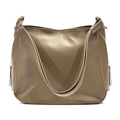 Beatrice Leather Handbag - Made In Italy