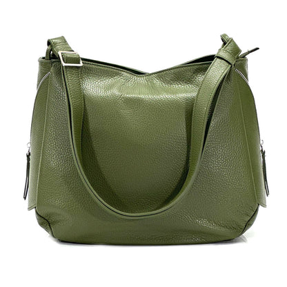 Beatrice Leather Handbag - Made In Italy