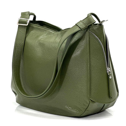 Beatrice Leather Handbag - Made In Italy