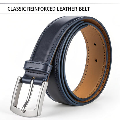 Fortis Belt Slim Sleek Italian Leather Belt for Timeless Elegance - Made In Italy