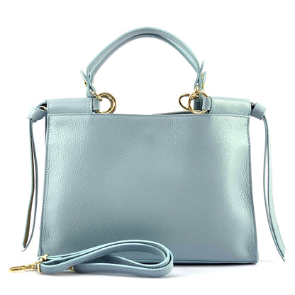 Croisette leather Handbag - Made In Italy