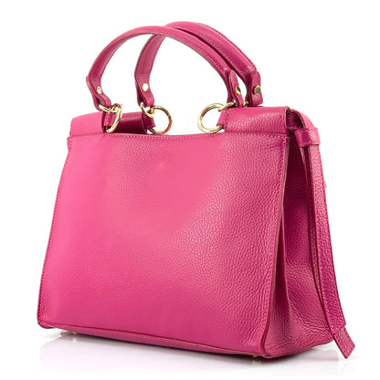 Croisette leather Handbag - Made In Italy