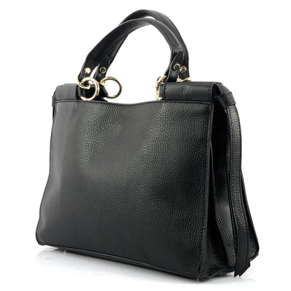 Croisette leather Handbag - Made In Italy
