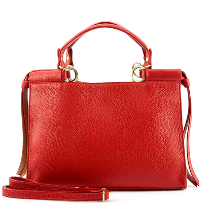 Croisette leather Handbag - Made In Italy