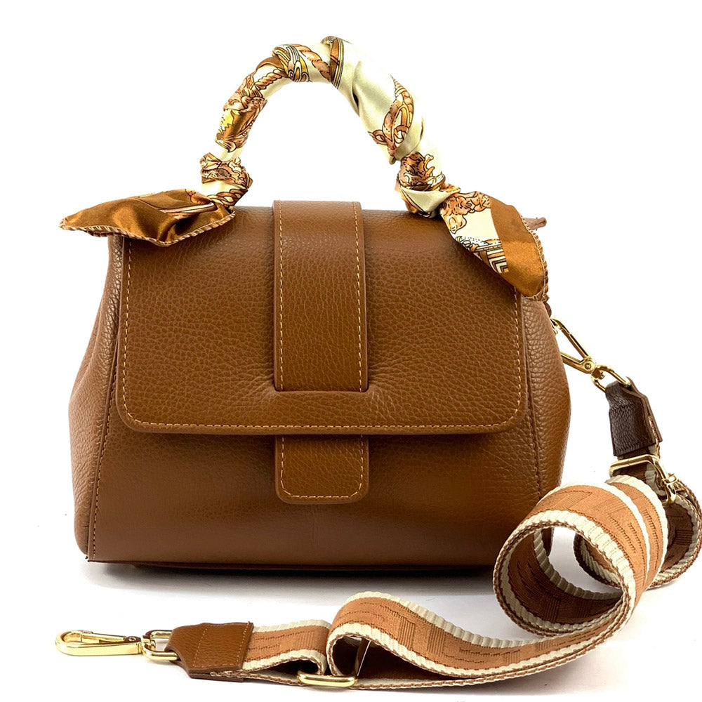 Kylie leather Handbag - Made In Italy