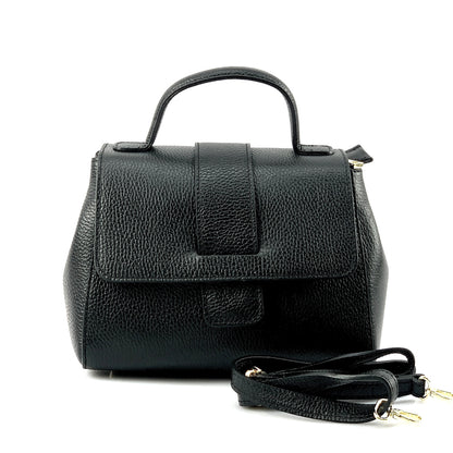 Kylie leather Handbag - Made In Italy