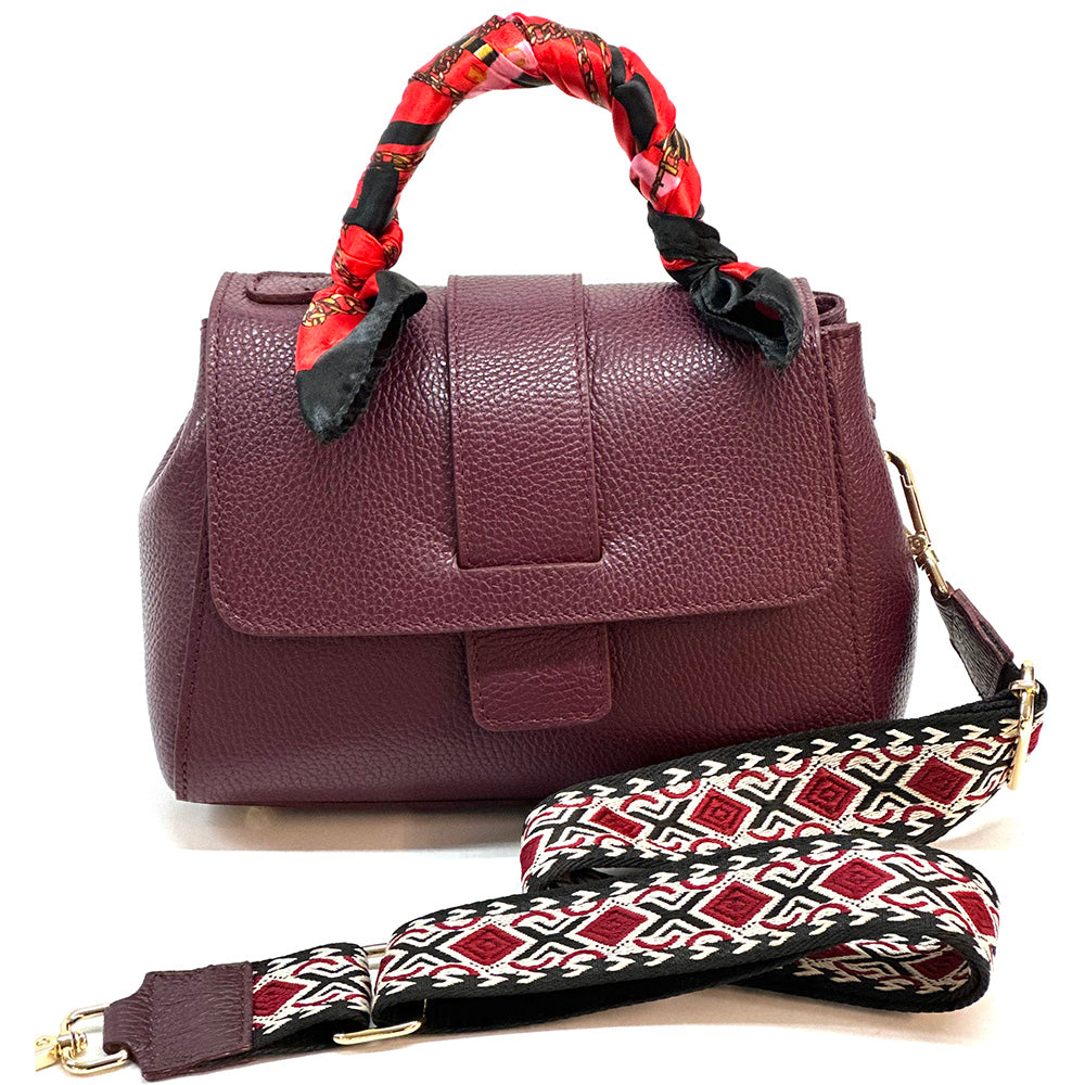 Kylie leather Handbag - Made In Italy