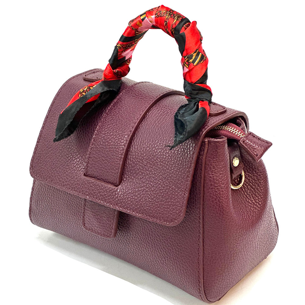 Kylie leather Handbag - Made In Italy