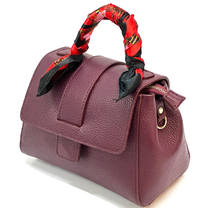 Kylie leather Handbag - Made In Italy
