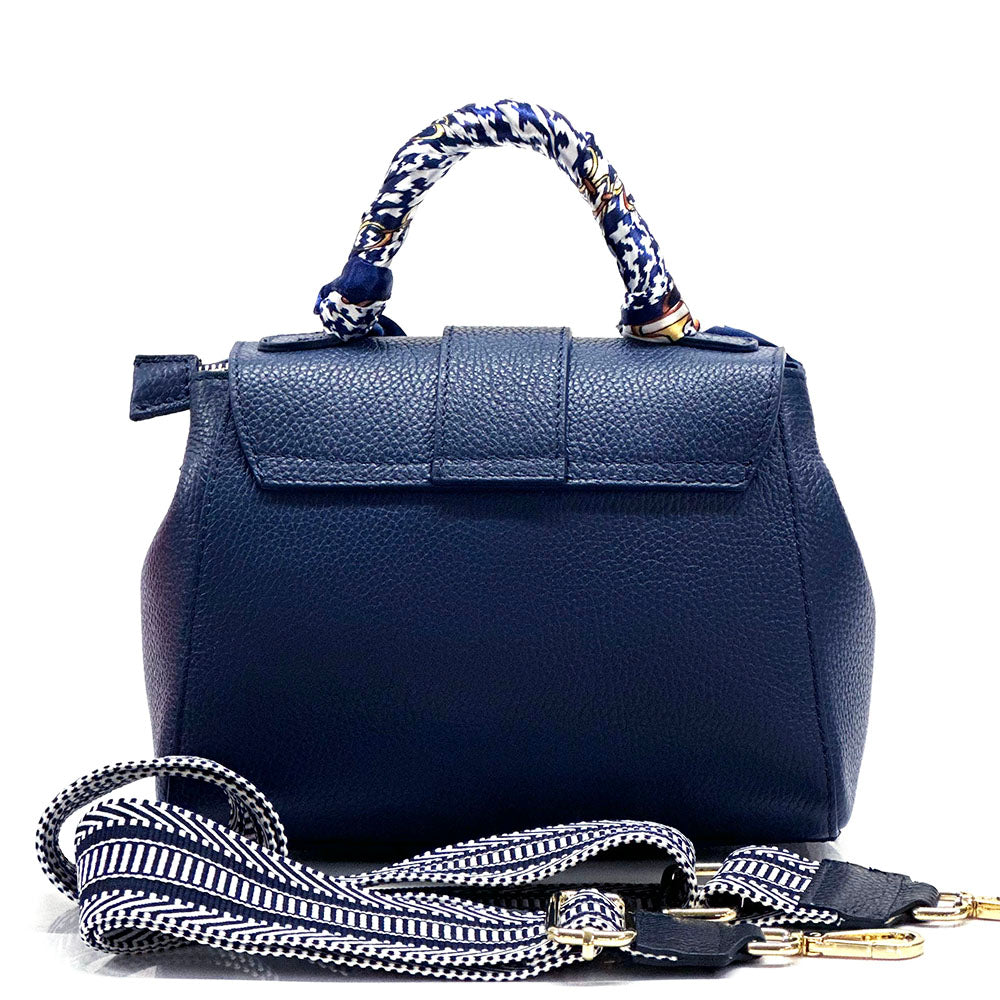 Kylie leather Handbag - Made In Italy