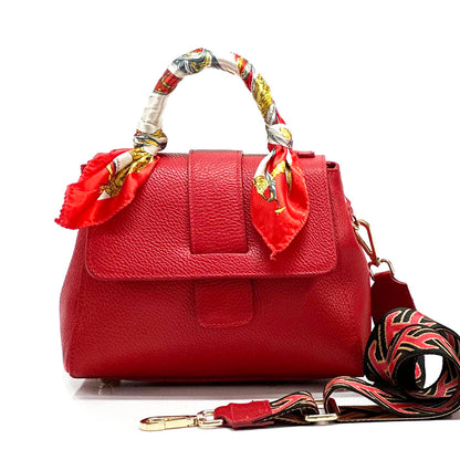 Kylie leather Handbag - Made In Italy