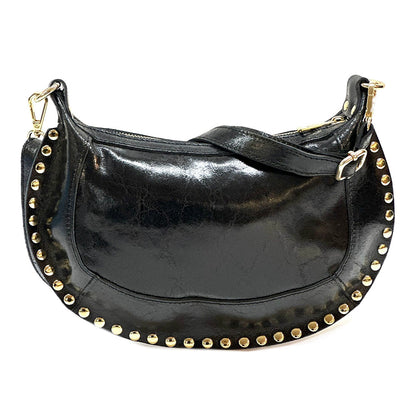 Rachele Cow Leather Crossbody Bag - Made In Italy