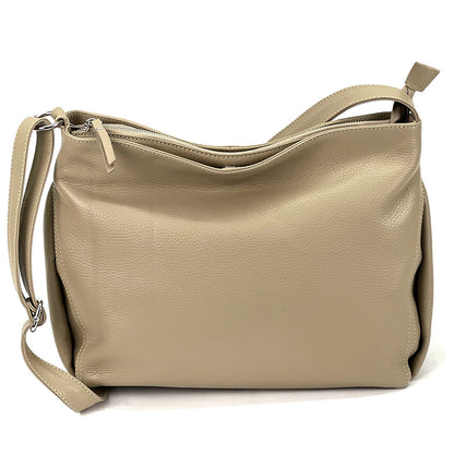 Nerina Leather Hobo Bag - Made In Italy