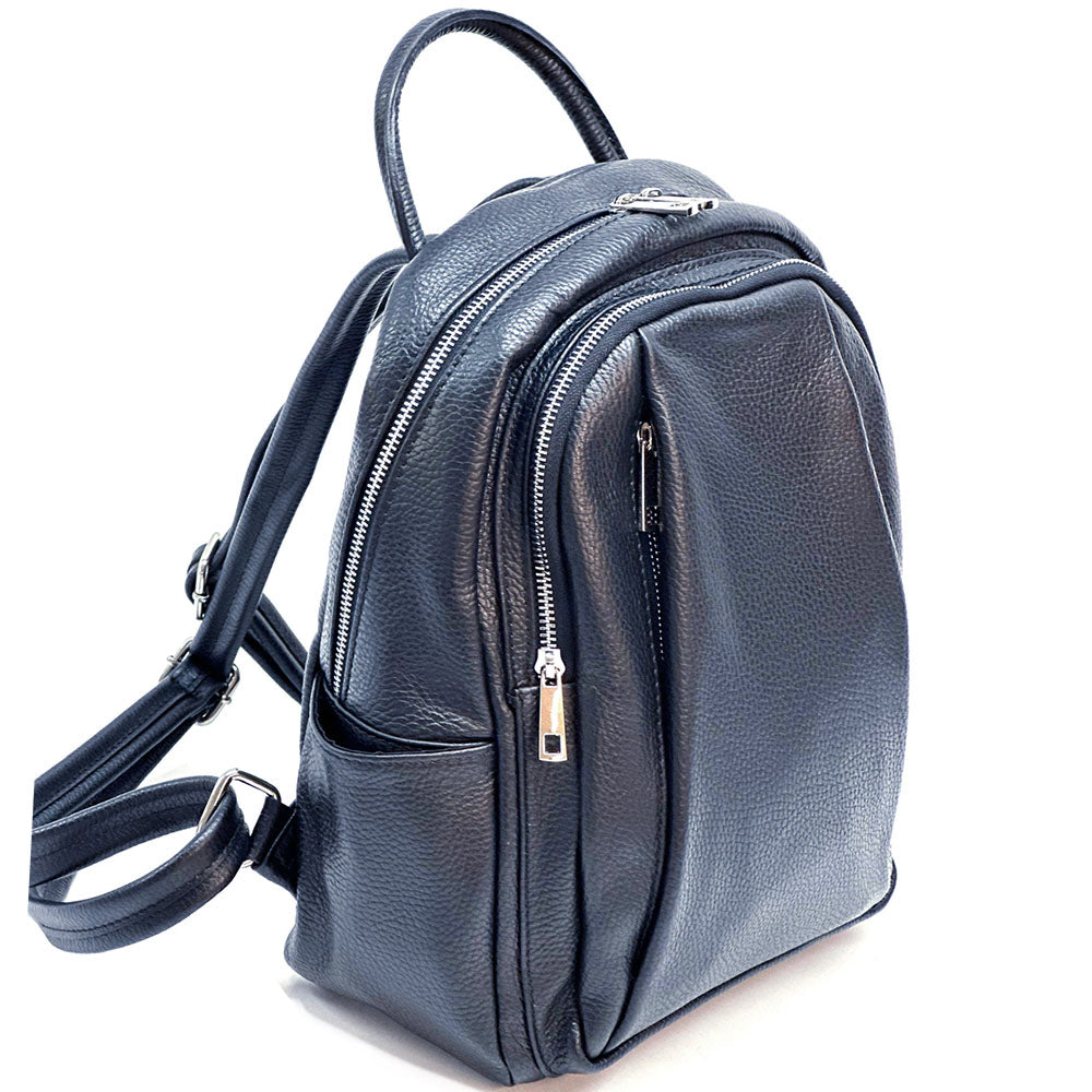 Sorbonne cow leather Backpack - Made In Italy