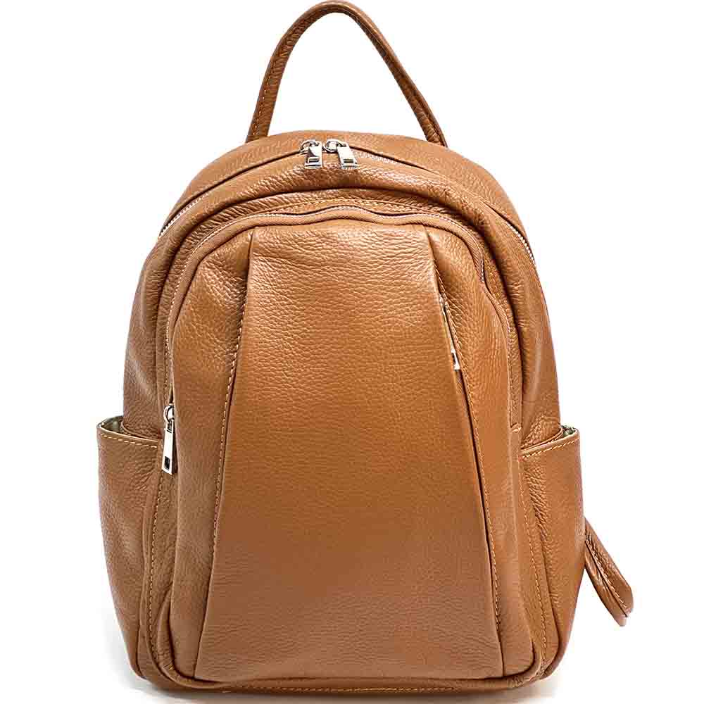 Sorbonne cow leather Backpack - Made In Italy