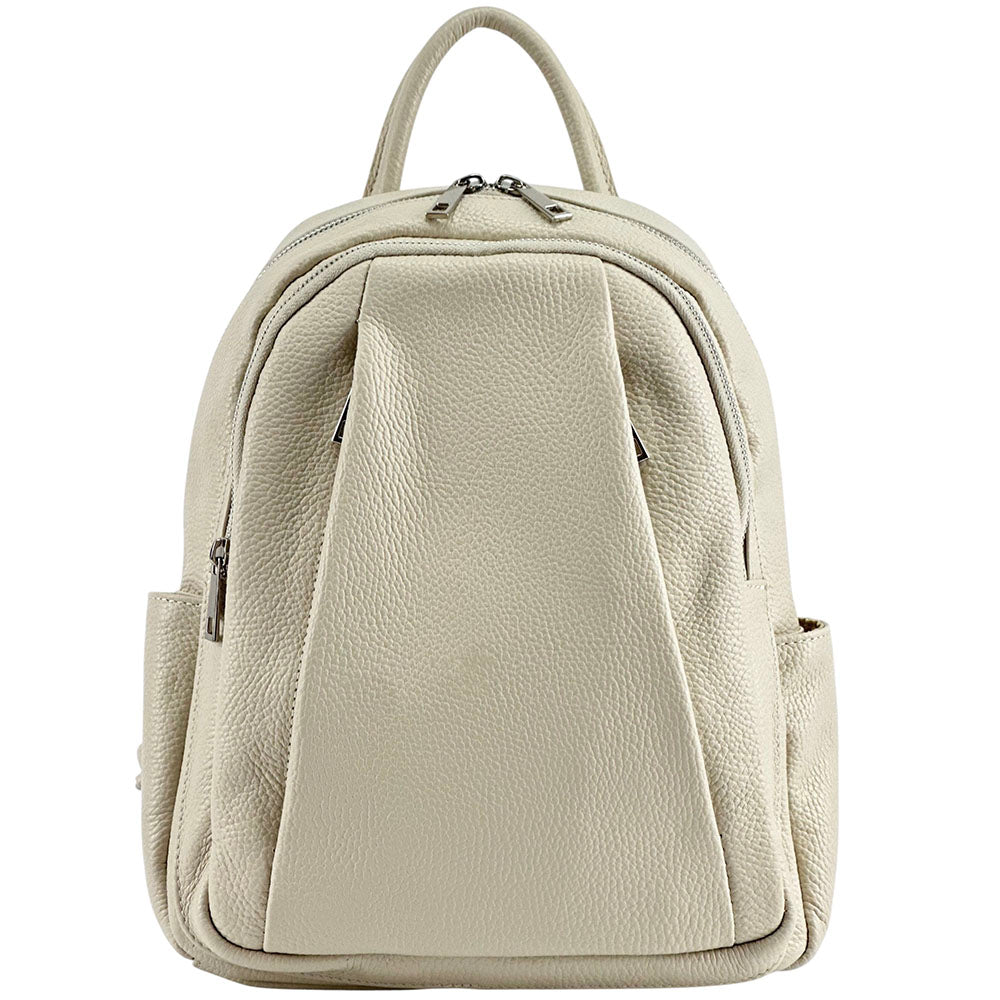 Sorbonne cow leather Backpack - Made In Italy