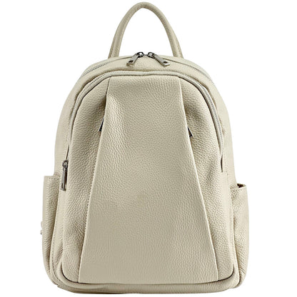 Sorbonne cow leather Backpack - Made In Italy