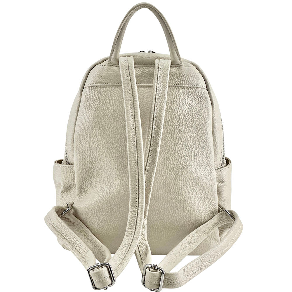 Sorbonne cow leather Backpack - Made In Italy