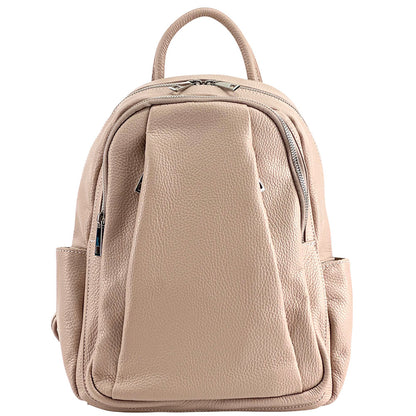 Sorbonne cow leather Backpack - Made In Italy