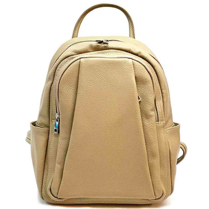 Sorbonne cow leather Backpack - Made In Italy