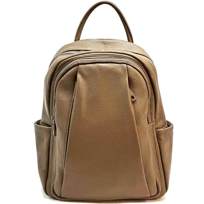 Sorbonne cow leather Backpack - Made In Italy