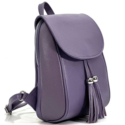 Lockme Backpack in Soft Leather - Made In Italy