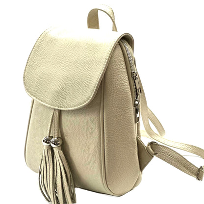 Lockme Backpack in Soft Leather - Made In Italy