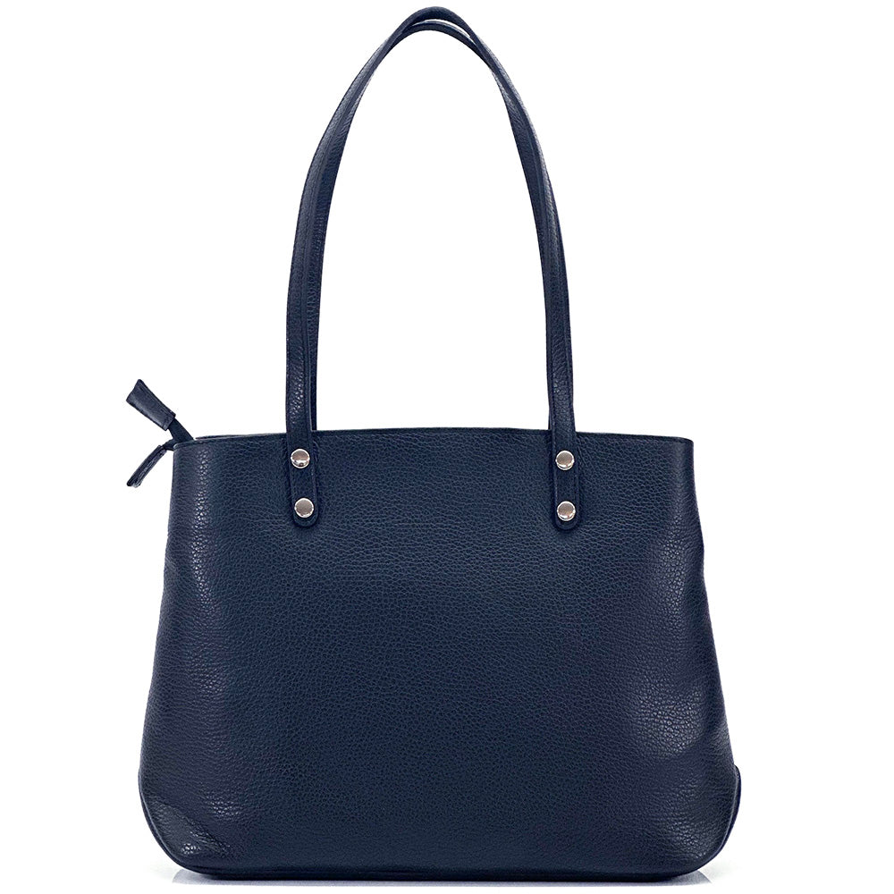 Filomena Leather Shoulder Bag - Made In Italy